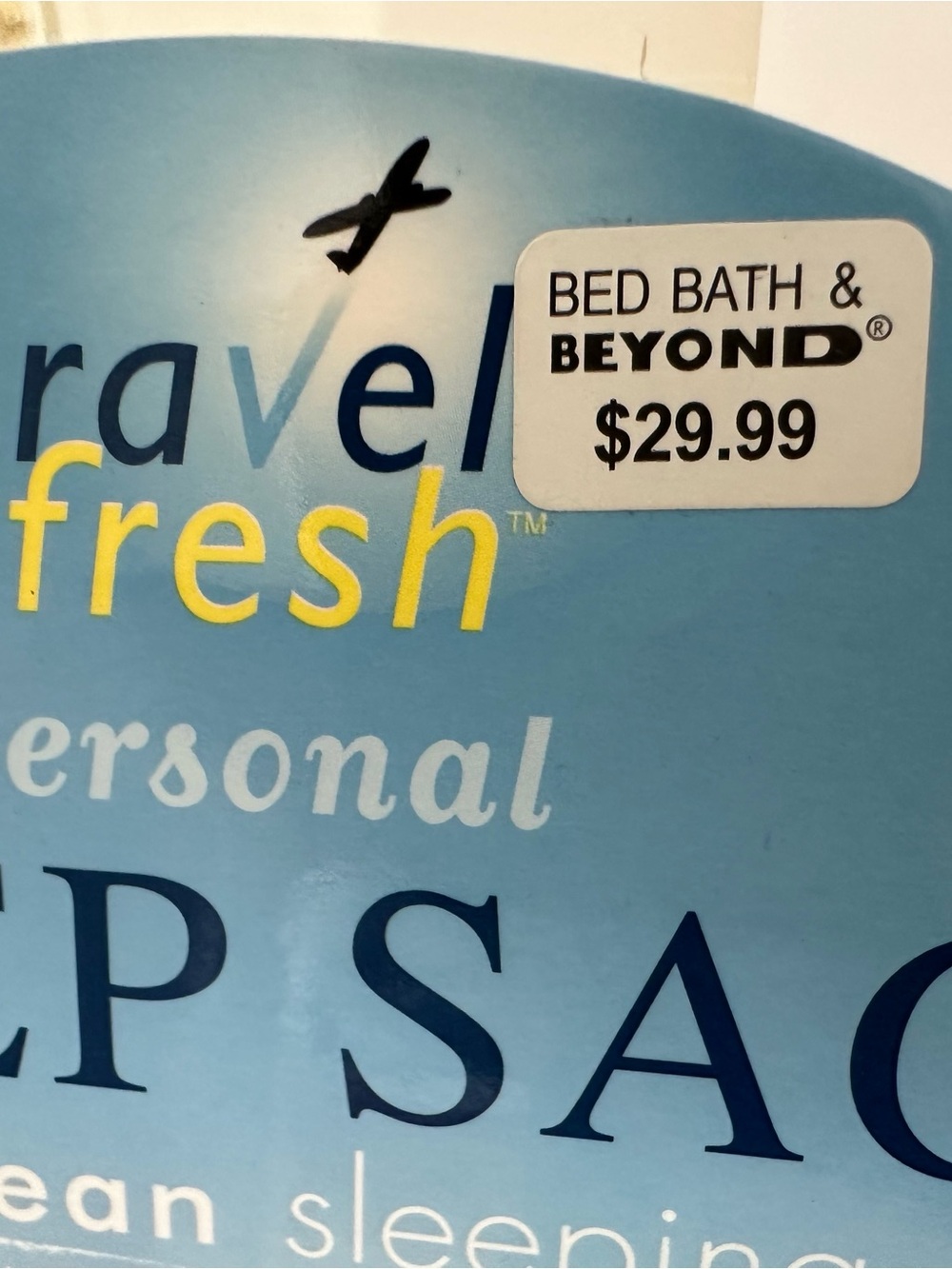 🆕 Travel Fresh Personal Sleep Sack - White, One Size NWT - Picture 5 of 6